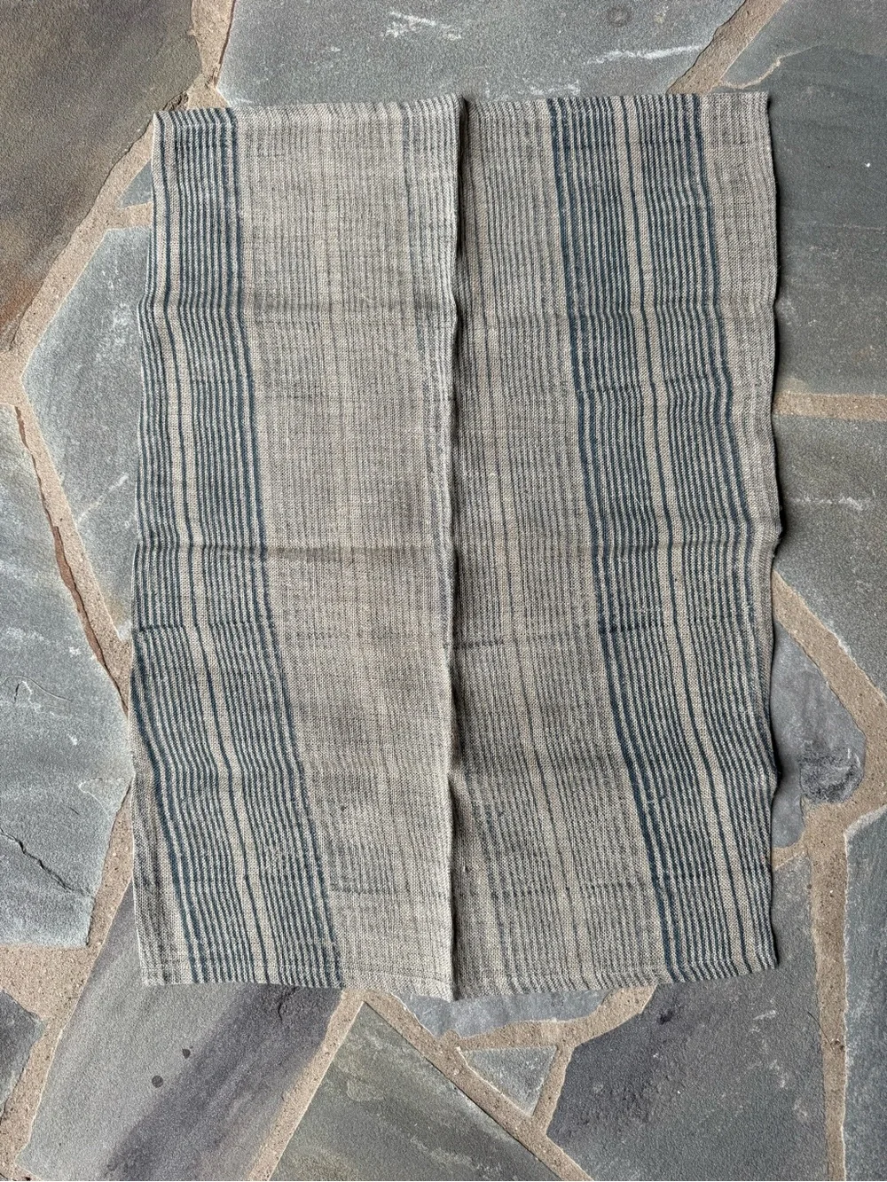 New🌟Terrain -Linen Blue Stripe -Tea Towel